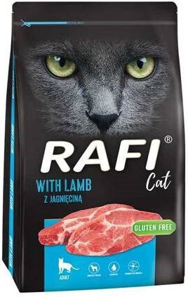 Dolina Noteci Rafi Dry Food Gluten-Free for Adult Cats with Lamb 7kg