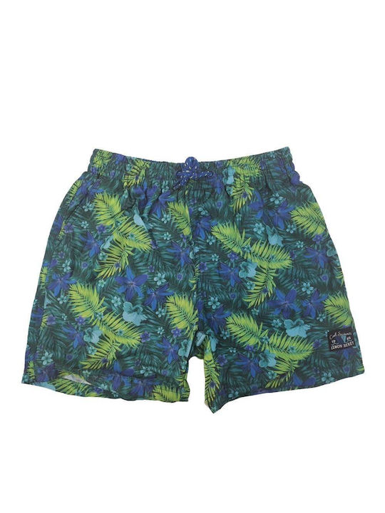 A138078-BLUE - LEMON BERET BOYS SWIMSHORT BLUE Color