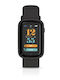 Techmade Steps Smartwatch mit Pulsmesser (Schwarz)