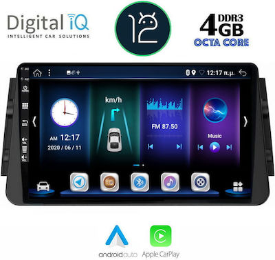 Digital IQ Car Audio System for Nissan Micra 2017+ (Bluetooth/USB/AUX/WiFi/GPS/Apple-Carplay/CD) with Touch Screen 10.1"