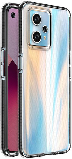Hurtel Spring Case Back Cover Σιλικόνης 1mm Μαύρο (Realme 9 / 9 Pro+)