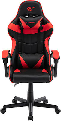 Havit Gamenote GC933 Artificial Leather Gaming Chair Black/Red