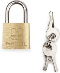 Gabol Padlock Brass with Key 2pcs