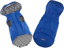Pet Interest Stripe Lining Якета За Кучета Водоустойчиво Син 2XL