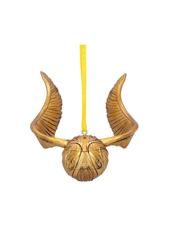 Nemesis Now Harry Potter Golden Snitch Χριστουγεννιάτικο Κρεμαστό Στολίδι Πλαστικό Χρυσό 10.5εκ.