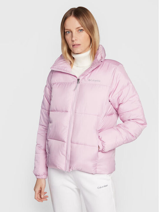 Columbia Kurz Damen Puffer Jacke für Winter Fli...