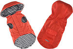 Pet Interest Stripe Lining Red Waterproof Dog C...