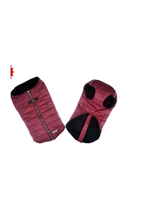 Pet Interest Puffer Vest Μπουφάν Σκύλου Αδιάβροχο / Αντιανεμικό σε Κόκκινο χρώμα S 28cm