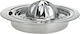 Excellent Houseware Classic Juicer Lime / Lemon / Orange with Container made of Metal in Gray Color