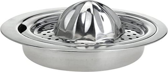 Excellent Houseware Classic Juicer Lime / Lemon / Orange with Container made of Metal in Gray Color
