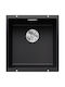 Blanco Subline 400-U 525990 Undermount Sink Synthetic Granite W40xD40cm Black