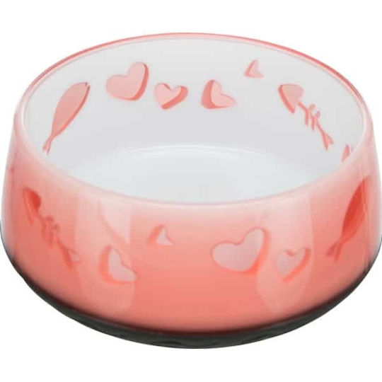 Trixie Schalen Futter & Wasser für Katze 300ml in Orange Farbe