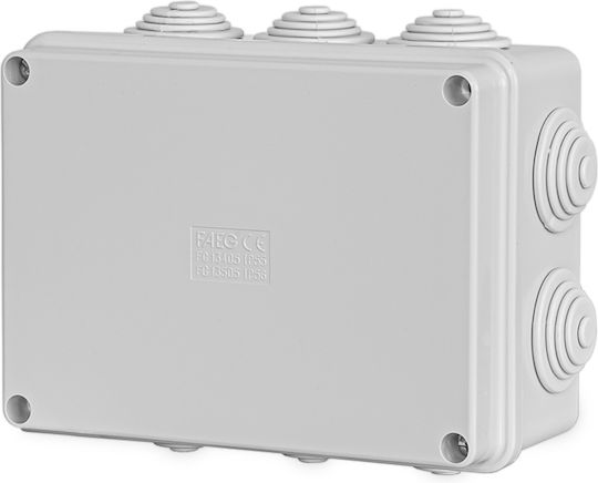 FAEG Cutie electrică pentru montaj exterior Ramificare IP55 în culoarea Gri