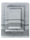 Cryspo Trio Bath Towel Set 3pcs Alvor Grey Weight 550gr/m²