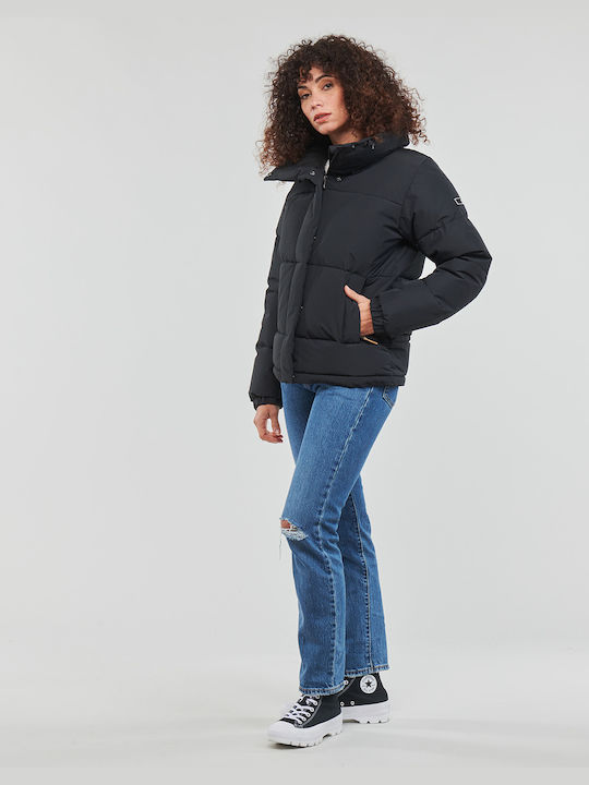 Roxy Winter Rebel Jk Women's Long Puffer Jacket Waterproof for Winter Black