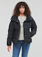 Winter Rebel Μακρύ Γυναικείο Puffer Μπουφάν Αδιάβροχο για Χειμώνα Μαύρο