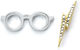 Carat Konkarda Glasses & Lightning Bolt Harry Potter 1Stück Stift