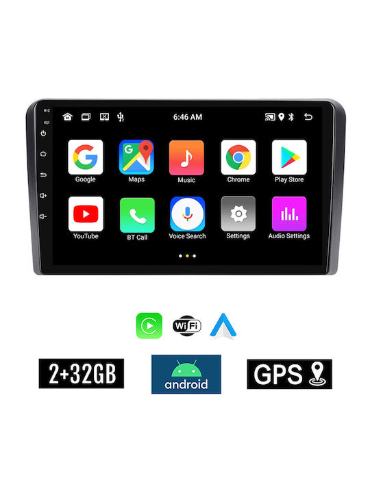 Kirosiwa Car Audio System Hummer H1 H1 2007 (Bluetooth/USB/AUX/WiFi/GPS/Apple-Carplay/Android-Auto) with Touch Screen 9"