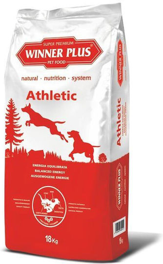 Winner Plus Athletic 18kg Dry Food for Adult Dogs with Chicken