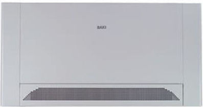 Baxi 200 Fan Coil Schlank 0.91/1.02kW Boden 73.5x12.9x57.9cm Weiß