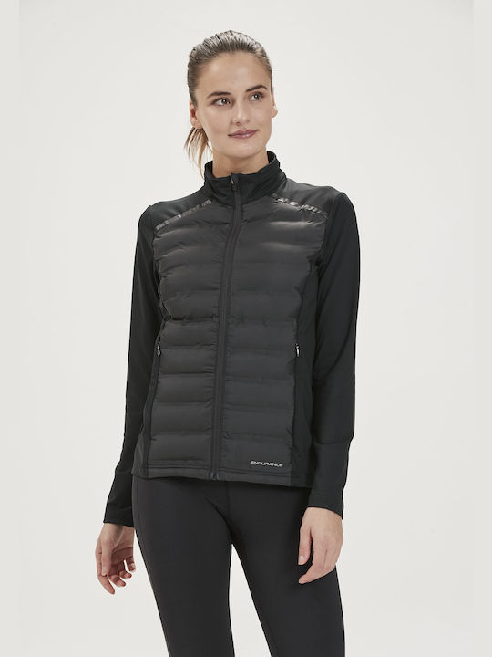 Endurance Jacket Winddicht Reitta Hot Fused Hybrid Jacket - 1001 Schwarz