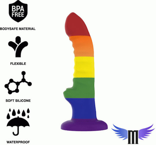 Mythology Colby Pride Dildo realist Cu ventuză 17cm