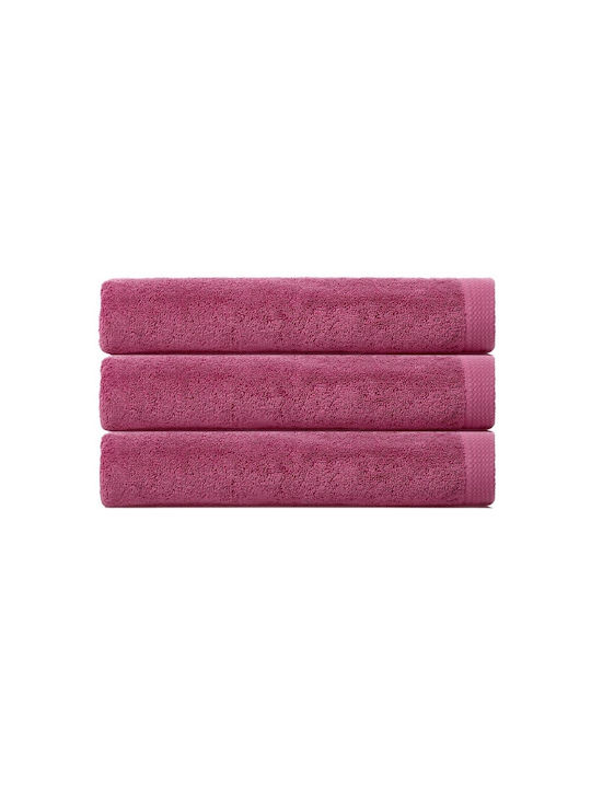 Cryspo Trio Hand Towel Premium 30x50cm Pomegranate Weight 600gr/m²
