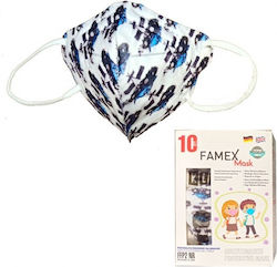 Famex Kids Mask FFP2 NR Schutzmaske FFP2 Weiß 5...