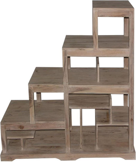 Библиотека Qiggaekt Кафява 120x40x120см