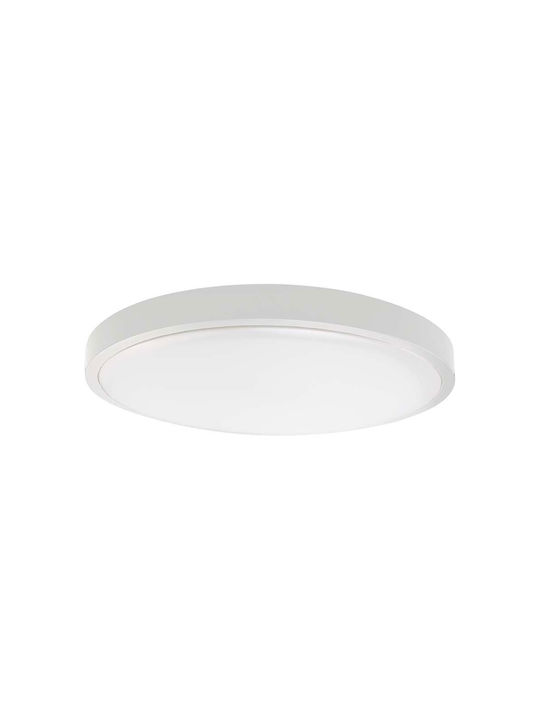 V-TAC Plafonieră de Exterior cu LED Integrat în Culoare Alb 7618