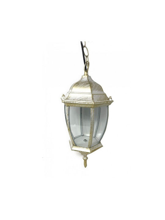 Outdoor Hanging Ceiling Light E27 in Gold Color ES40-O