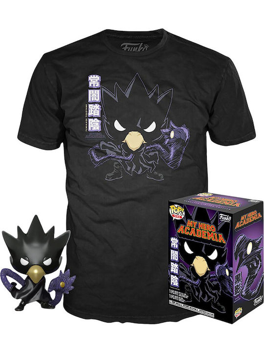 Funko Поп! Tees Анимация: Моят герой Academia - Tokoyami (Г) (Л) Специално издание