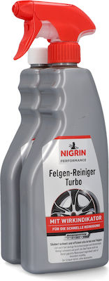 Nigrin Σπρέι Καθαρισμού 2τμχ για Ζάντες Turbo 500ml