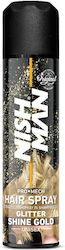 NISHMAN Glitter Iridescent Gold Λακ 150ml