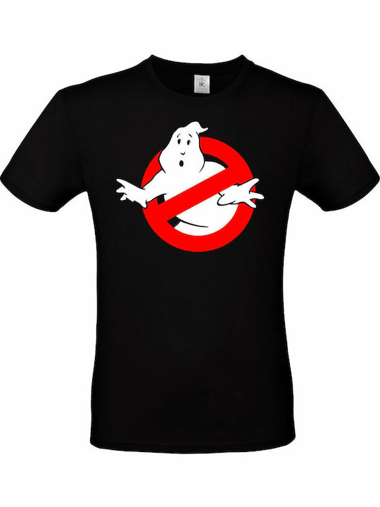 B&C Ghostbusters Logo 01 T-shirt Schwarz