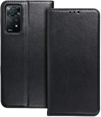 Smart Synthetic Leather Book Black (Poco C40)