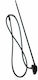 Car Antenna Column Threaded in Black Color
