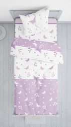 Viopros Valeria Crib Bumpers Classic Inside Lilac 40x165cm 665175