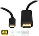Video Cable USB-C male - DisplayPort Μαύρο 3m 11.1.29