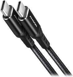 Axagon USB 2.0 USB-C male - USB-C 60W 3m (BUCM-CM30AB) Axagon USB 2.0 USB-C male - USB-C 60W 3m (BUCM-CM30AB)