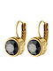 Dyrberg/Kern Louise Earrings made of Steel Gold Plated with Stones