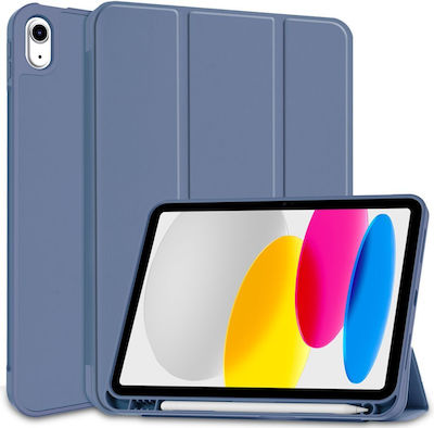 Tech-Protect SC Flip Cover Synthetic Leather Blue (iPad 2022 10.9'') TPSCPIPAD10BLU