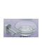 Gloria Grifo Glass Soap Dish Wall Mounted Transparent