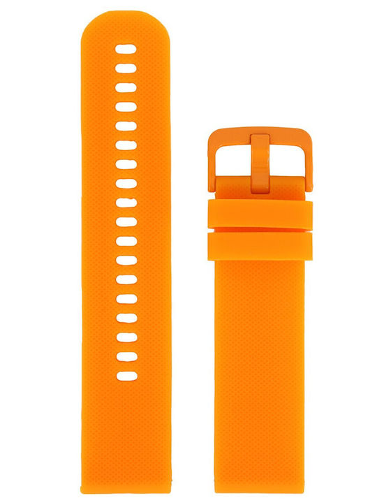 Diloy Straps Curea de cauciuc Portocaliu 20mm