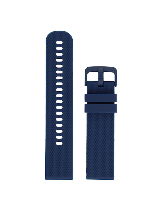 Diloy Straps Gummi-Armband Blau 20mm