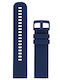 Diloy Straps Curea de cauciuc Albastru 20mm