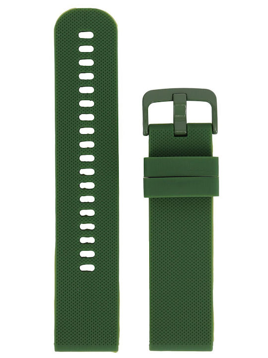 Diloy Straps Curea de cauciuc Verde 20mm