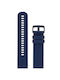 Diloy Straps Curea de cauciuc Albastru 22mm