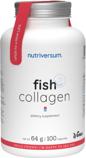 Nutriversum Hydrolyzed Fish Collagen 500mg 100 caps