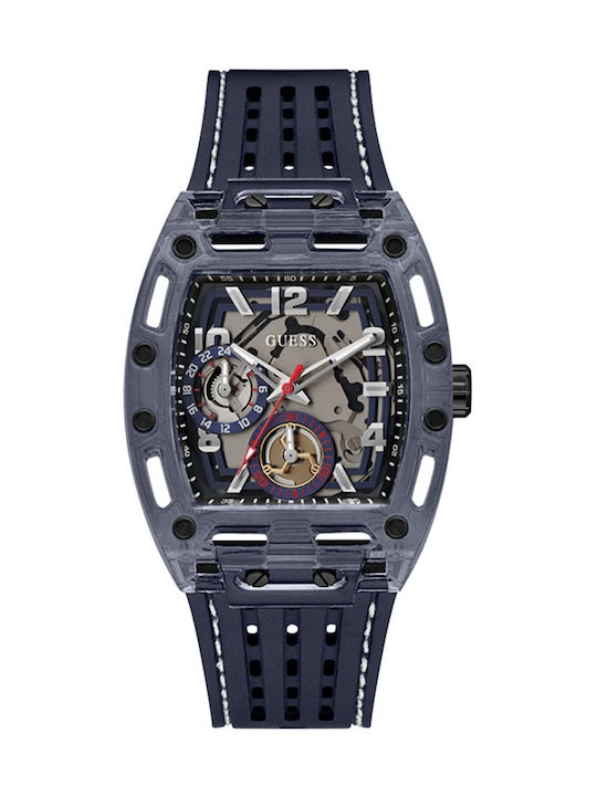 Guess Phoenix Herren Uhr Batterie mit Kautschukarmband Guess Phoenix Herren Uhr Batterie mit Kautschukarmband